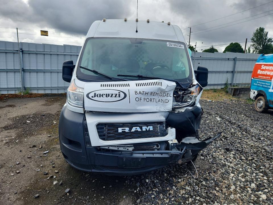 2021 Ram Promaster 2500 მანქანა იყიდება აუქციონზე, vin: 3C6LRVDG7ME583095, აუქციონის ნომერი: 59199756