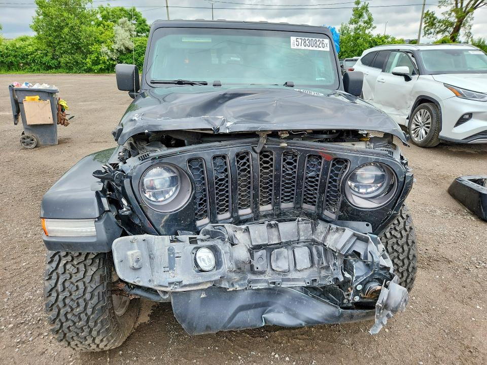 57830826 :رقم المزاد ، 1C6HJTFG8ML540102 vin ، 2021 Jeep Gladiator مزاد بيع