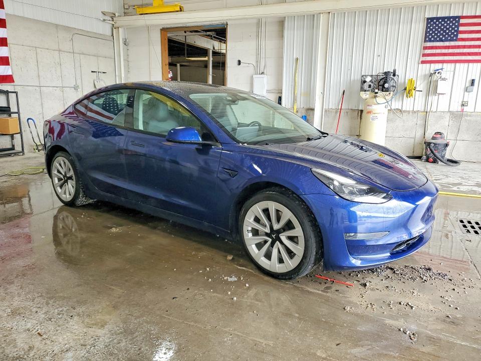 2022 Tesla Model 3 მანქანა იყიდება აუქციონზე, vin: 5YJ3E1EAXNF370807, აუქციონის ნომერი: 56760156