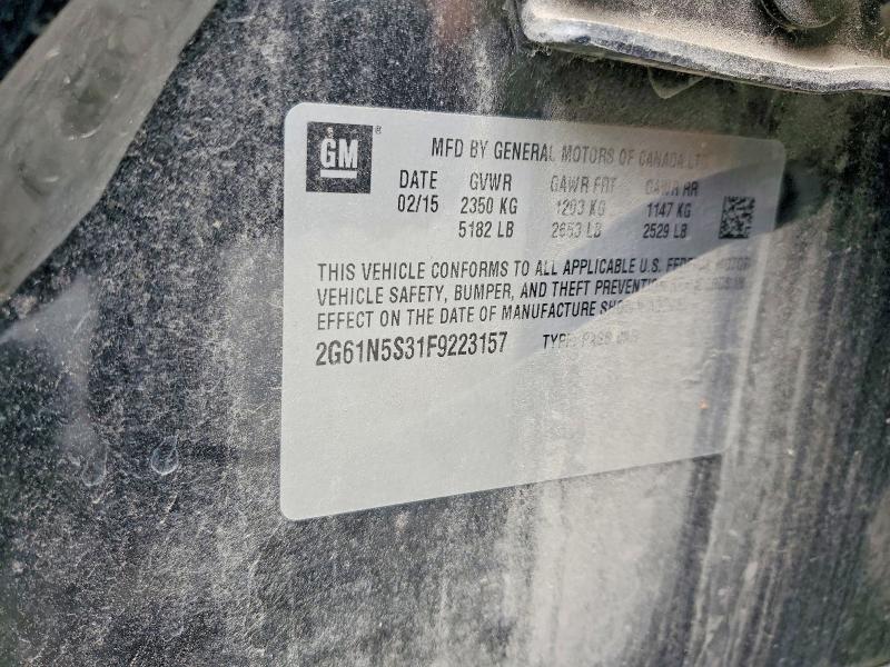 Auction sale of the 2015 Cadillac Xts, vin: 2G61N5S31F9223157, lot number: 56077346