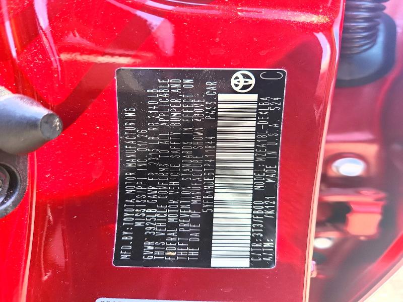 55508806 :رقم المزاد ، 5YFB4MDE6TP411844 vin ، 2026 Toyota Corolla مزاد بيع