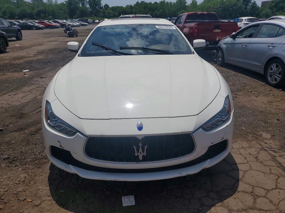 2016 Maserati Ghibli მანქანა იყიდება აუქციონზე, vin: ZAM57RTA0G1165976, აუქციონის ნომერი: 56478226