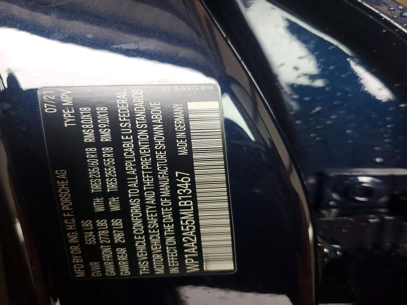 Продаж на аукціоні авто 2021 Porsche Macan, vin: WP1AA2A55MLB13467, номер лоту: 56267216