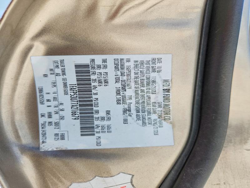 57412396 :رقم المزاد ، 1FAFP53U77A216679 vin ، 2007 Ford Taurus مزاد بيع