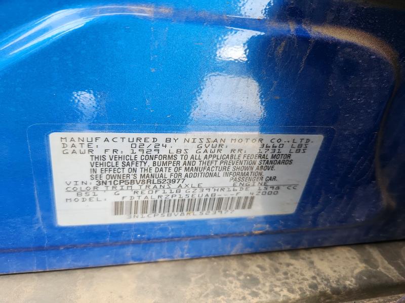 Продаж на аукціоні авто 2024 Nissan Kicks, vin: 3N1CP5BV8RL523977, номер лоту: 58030436