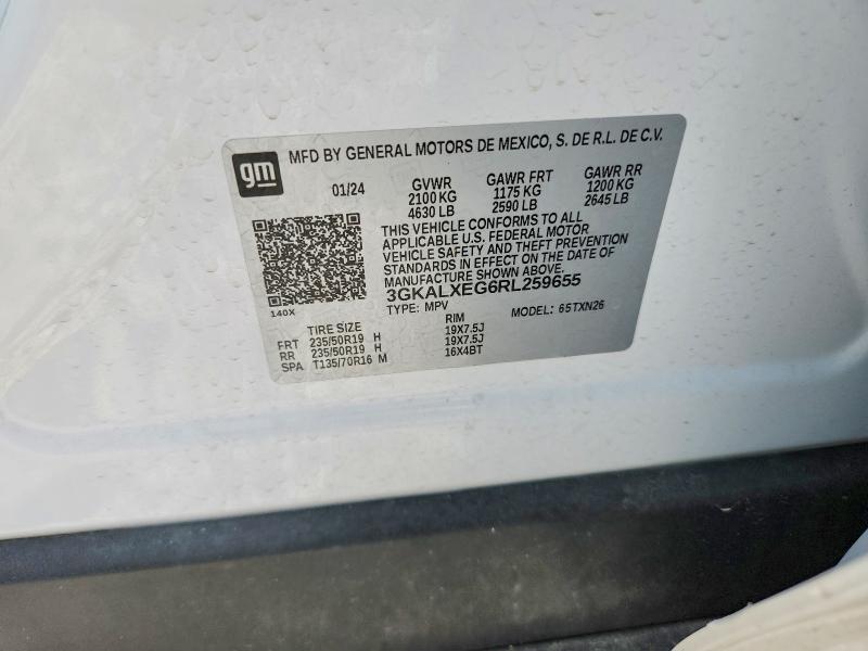 Aukcja sprzedaży 2024 Gmc Terrain, vin: 3GKALXEG6RL259655, numer aukcji: 57319086