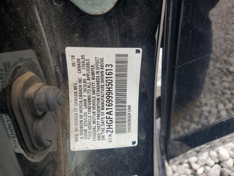 Продаж на аукціоні авто 2009 Honda Civic, vin: 2HGFA16999H501613, номер лоту: 57181566