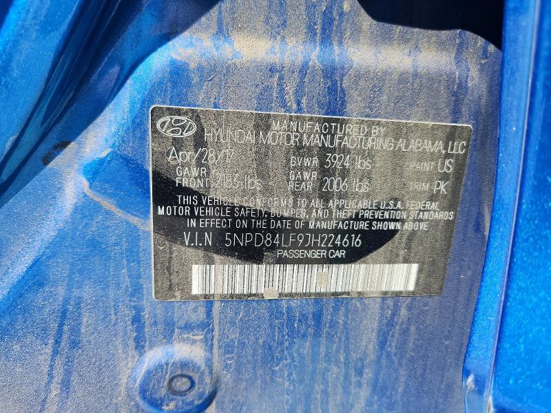 Продаж на аукціоні авто 2018 Hyundai Elantra, vin: 5NPD84LF9JH224616, номер лоту: 57624196