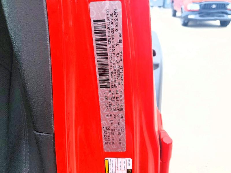 Продажа на аукционе авто 2019 Jeep Wrangler Unlimited, vin: 1C4HJXDG0KW671023, номер лота: 54867626