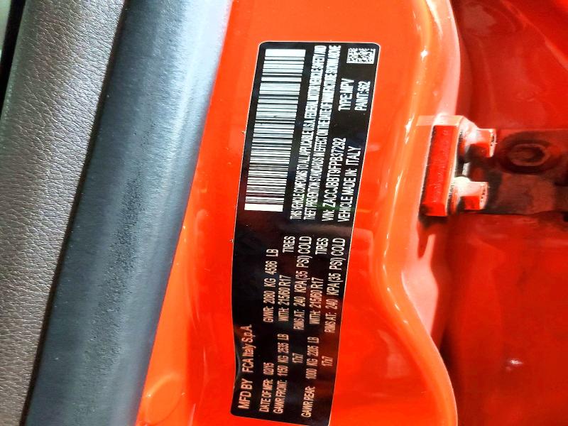 Продажа на аукционе авто 2015 Jeep Renegade, vin: ZACCJBBT9FPB37292, номер лота: 56788876