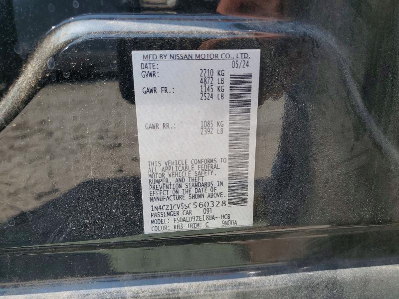 Aukcja sprzedaży 2025 Nissan Leaf, vin: 1N4CZ1CV5SC560328, numer aukcji: 58952886