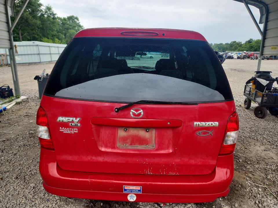 2000 Mazda Mpv მანქანა იყიდება აუქციონზე, vin: JM3LW28G7Y0114587, აუქციონის ნომერი: 56759636