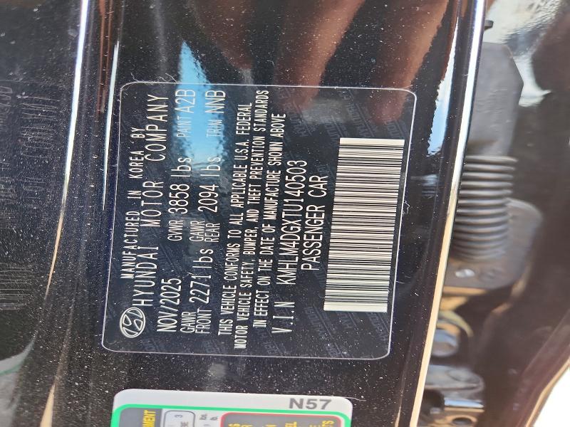 2026 Hyundai Elantra მანქანა იყიდება აუქციონზე, vin: KMHLM4DGXTU140503, აუქციონის ნომერი: 58775026