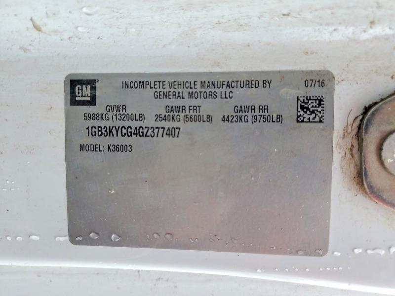 57428066 :رقم المزاد ، 1GB3KYCG4GZ377407 vin ، 2016 Chevrolet Silverado مزاد بيع