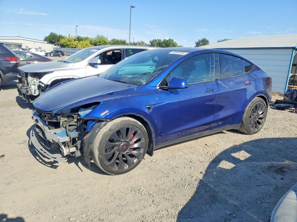 2022 Tesla Model Y მანქანა იყიდება აუქციონზე, vin: 7SAYGDEF8NF565563, აუქციონის ნომერი: 58069906