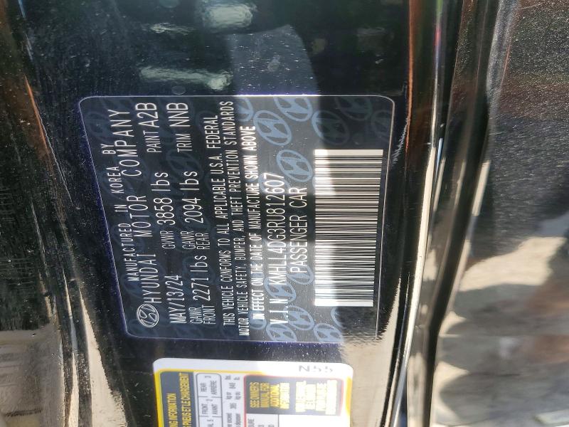 Продажа на аукционе авто 2024 Hyundai Elantra, vin: KMHLL4DG3RU812607, номер лота: 57641416
