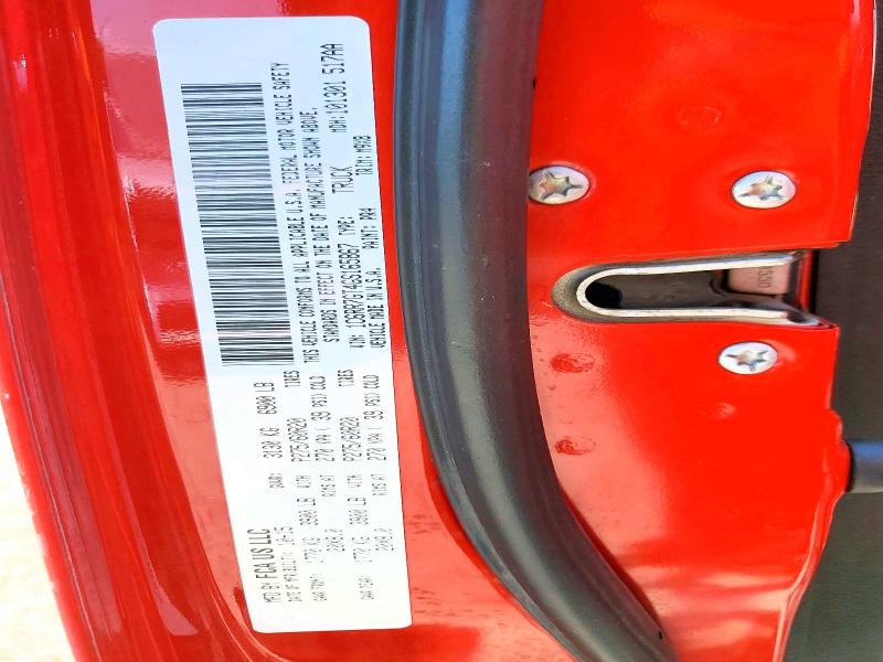 57380856 :رقم المزاد ، 1C6RR7GT4GS165867 vin ، 2016 Ram 1500 مزاد بيع