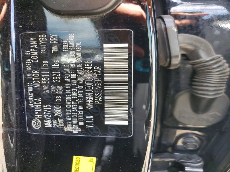 Продажа на аукционе авто 2015 Hyundai Genesis, vin: KMHGN4JE0FU093486, номер лота: 56822716