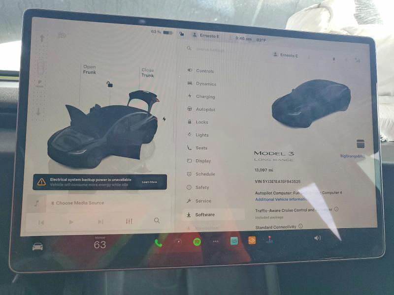 Aukcja sprzedaży 2025 Tesla Model 3, vin: 5YJ3E1EA1SF943525, numer aukcji: 56685236