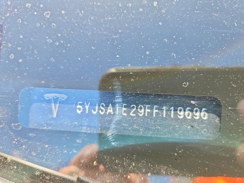Продаж на аукціоні авто 2015 Tesla Model S, vin: 5YJSA1E29FF119696, номер лоту: 56567976