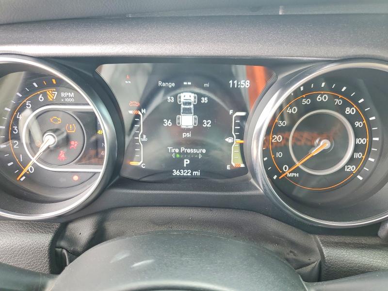 56124956 :رقم المزاد ، 1C6JJTEG9PL592488 vin ، 2023 Jeep Gladiator مزاد بيع