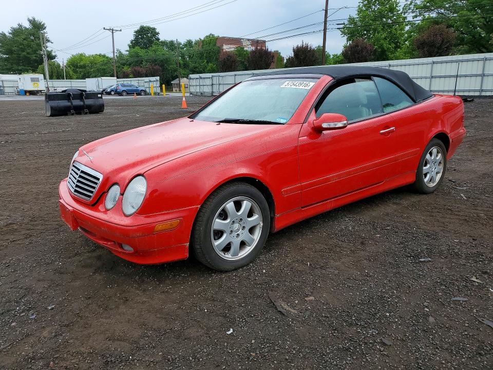 2001 Mercedes-benz Clk მანქანა იყიდება აუქციონზე, vin: WDBLK65G61T074893, აუქციონის ნომერი: 57543916