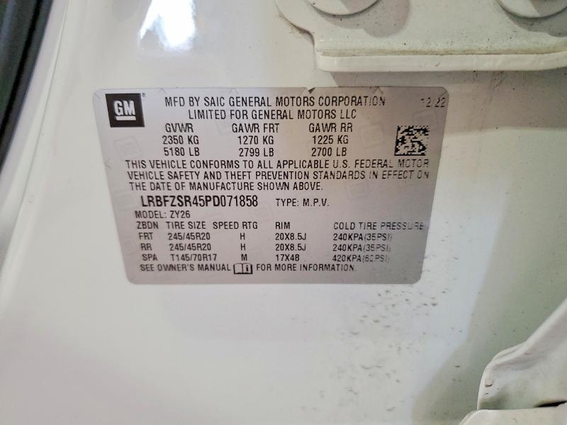 Aukcja sprzedaży 2023 Buick Envision, vin: LRBFZSR45PD071858, numer aukcji: 58890836