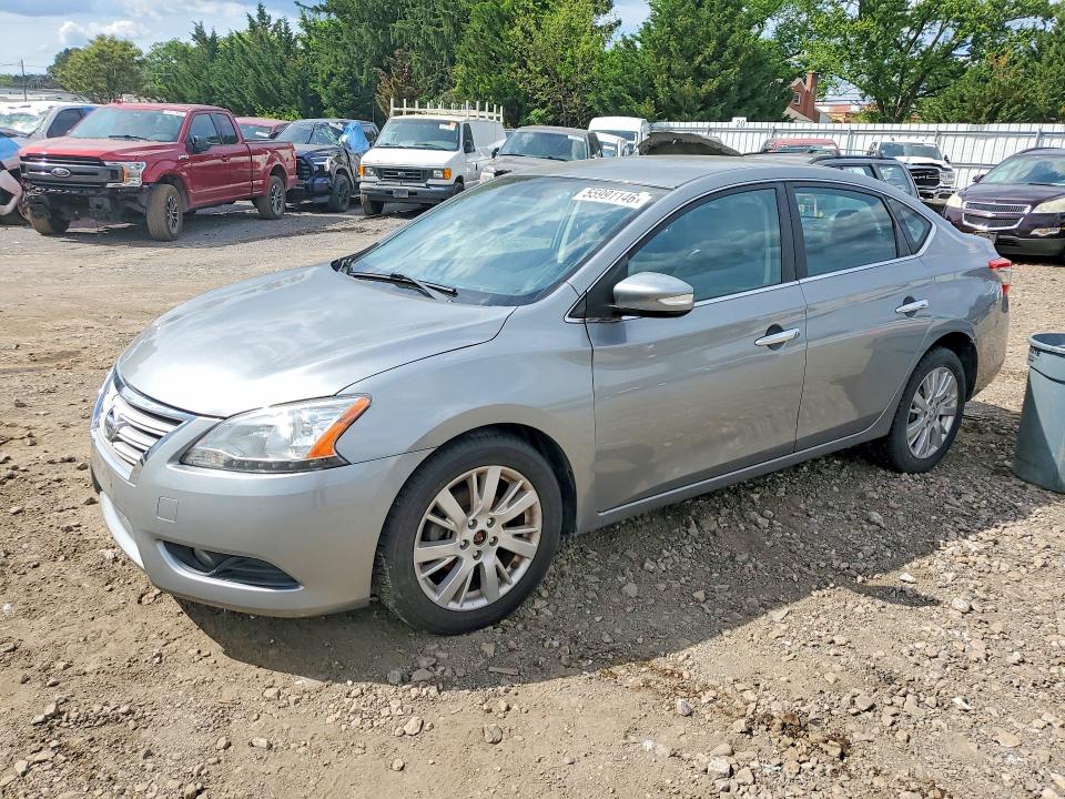 2013 Nissan Sentra მანქანა იყიდება აუქციონზე, vin: 3N1AB7AP1DL775650, აუქციონის ნომერი: 55991146