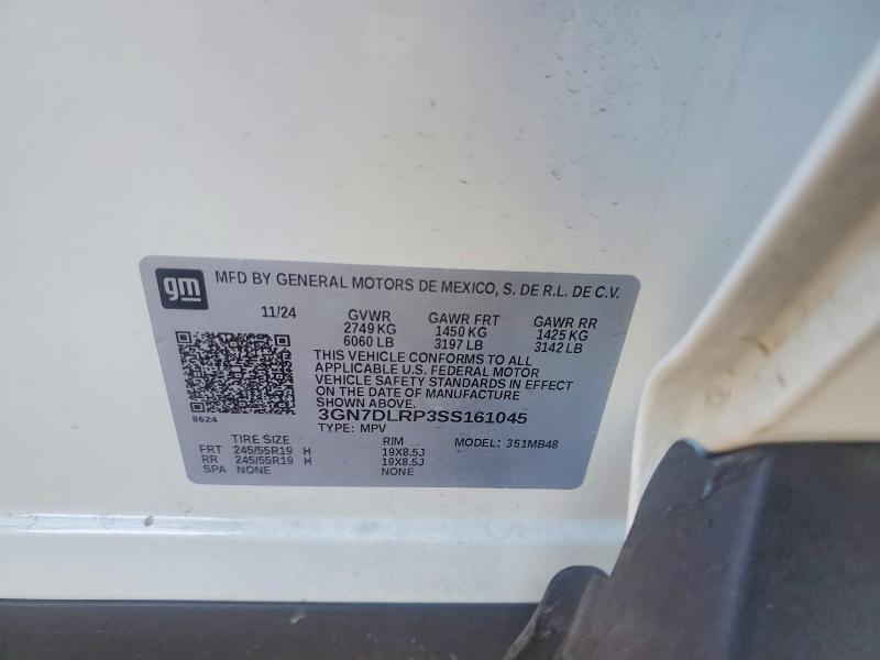 Продаж на аукціоні авто 2025 Chevrolet Equinox, vin: 3GN7DLRP3SS161045, номер лоту: 55912086