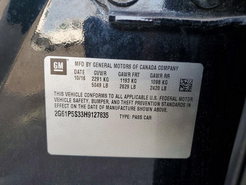 Продажа на аукционе авто 2017 Cadillac Xts, vin: 2G61P5S33H9127835, номер лота: 55721596