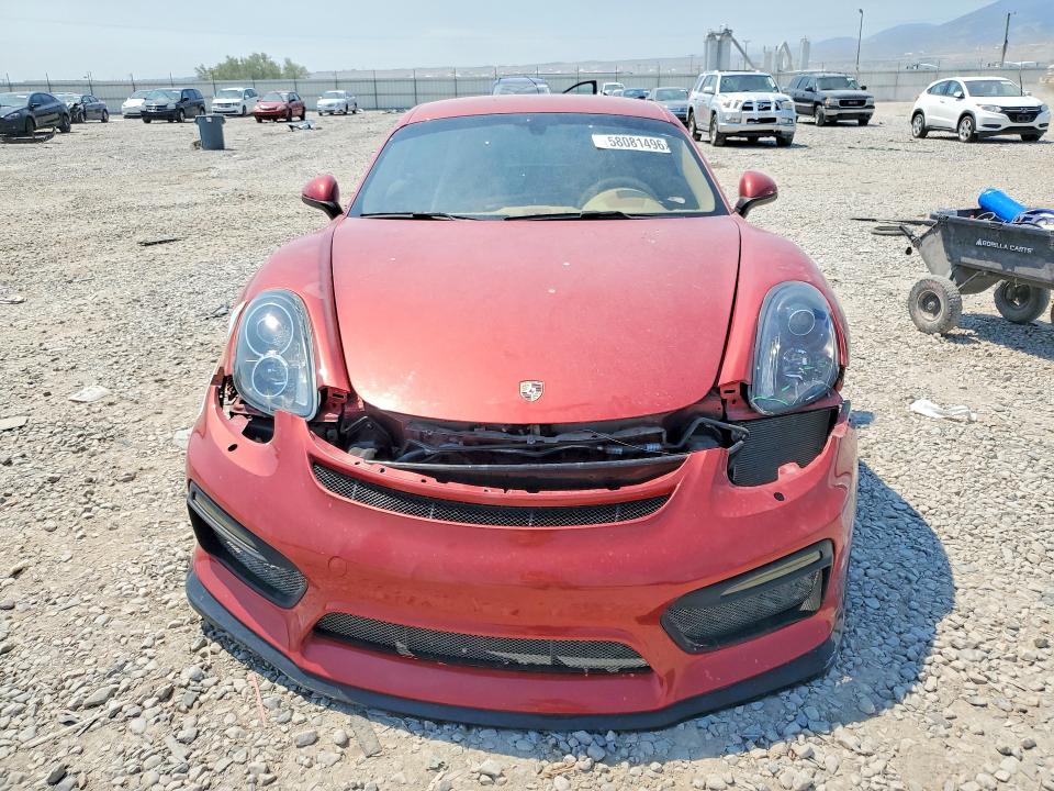 58081496 :رقم المزاد ، WP0AB2A87EK193743 vin ، 2014 Porsche Cayman مزاد بيع