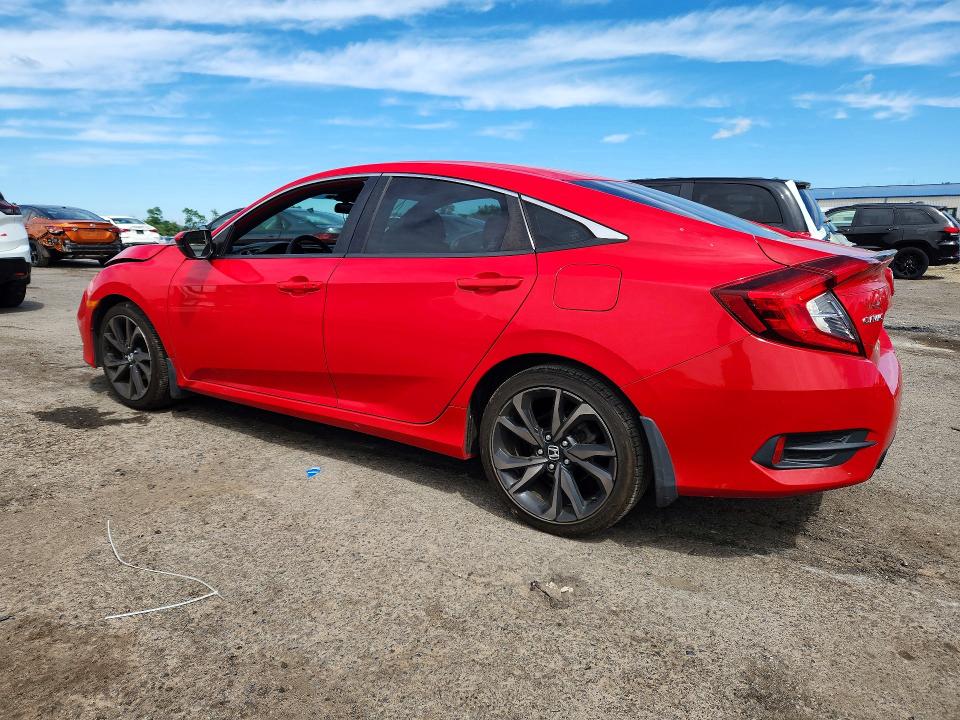 Продаж на аукціоні авто 2019 Honda Civic, vin: 2HGFC2F81KH598500, номер лоту: 58042396