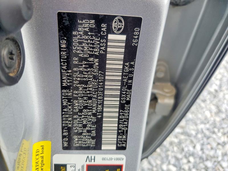 Aukcja sprzedaży 2015 Toyota Avalon, vin: 4T1BK1EB3FU141077, numer aukcji: 55643196