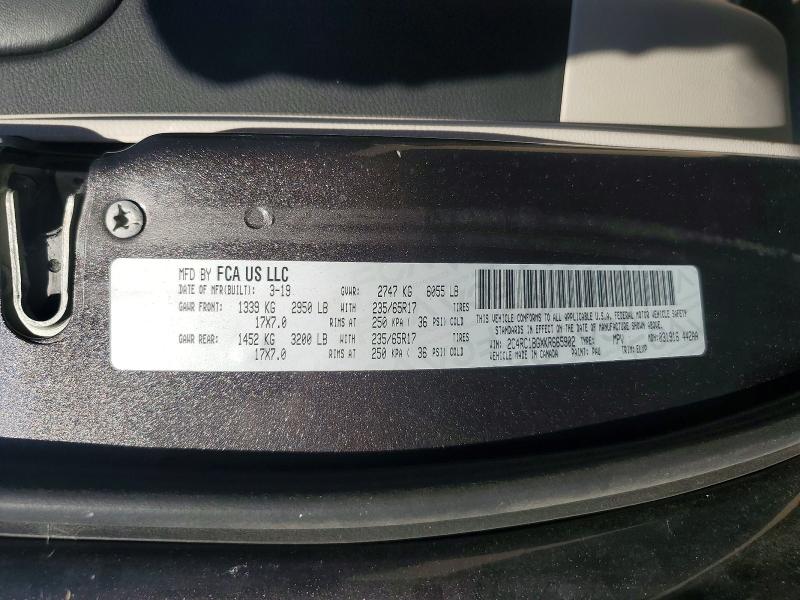 Aukcja sprzedaży 2019 Chrysler Pacifica, vin: 2C4RC1BGXKR665902, numer aukcji: 55617946