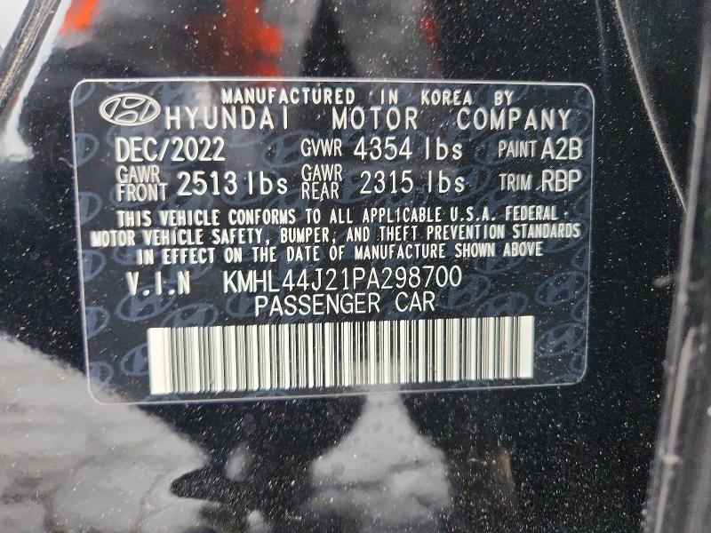 Продажа на аукционе авто 2023 Hyundai Sonata, vin: KMHL44J21PA298700, номер лота: 55454606