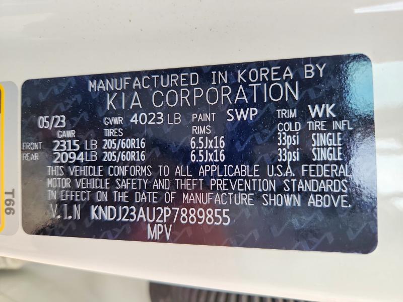 Auction sale of the 2023 Kia Soul, vin: KNDJ23AU2P7889855, lot number: 56098776