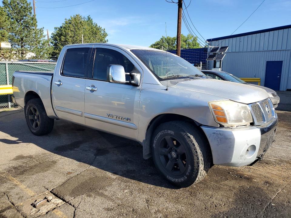 2005 Nissan Titan მანქანა იყიდება აუქციონზე, vin: 1N6AA07B35N560515, აუქციონის ნომერი: 57586286