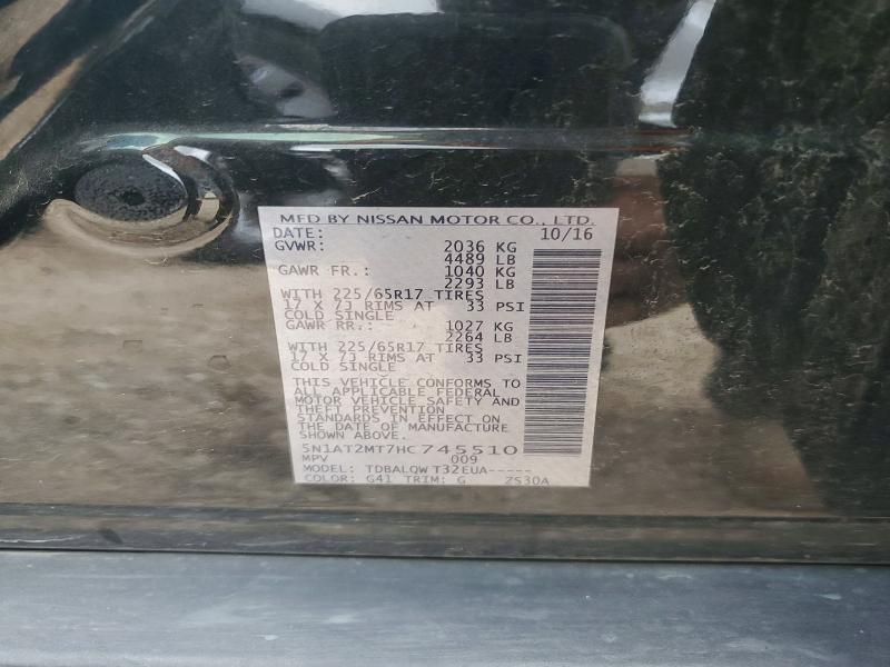 Продажа на аукционе авто 2017 Nissan Rogue, vin: 5N1AT2MT7HC745510, номер лота: 55146396