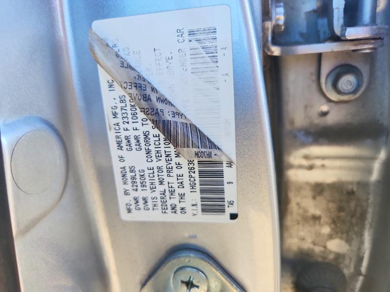 Aukcja sprzedaży 2009 Honda Accord, vin: 1HGCP26369A012961, numer aukcji: 58147456