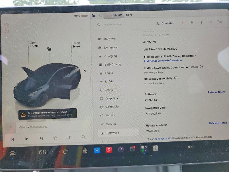 2025 Tesla Model Y მანქანა იყიდება აუქციონზე, vin: 7SAYGDEE5SF286509, აუქციონის ნომერი: 58686406