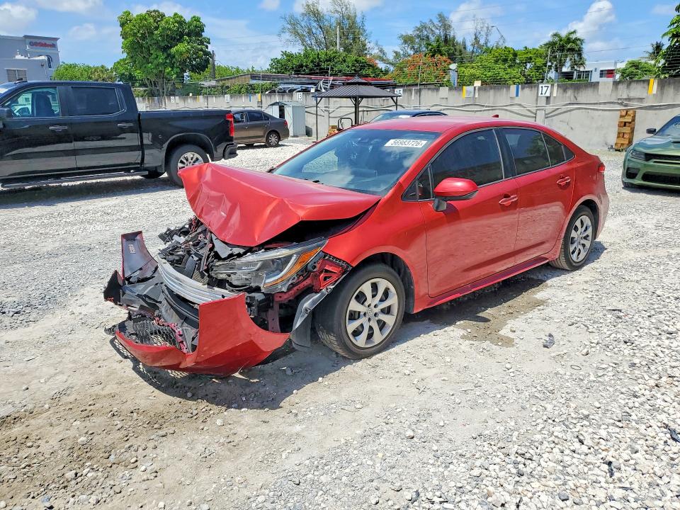 56983726 :رقم المزاد ، 5YFEPRAE4LP017233 vin ، 2020 Toyota Corolla مزاد بيع