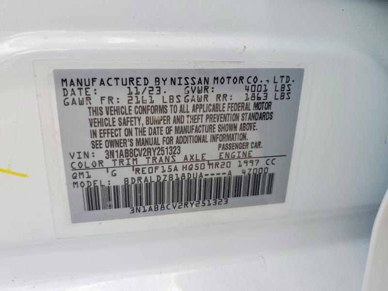 Продаж на аукціоні авто 2024 Nissan Sentra, vin: 3N1AB8CV2RY251323, номер лоту: 57413096