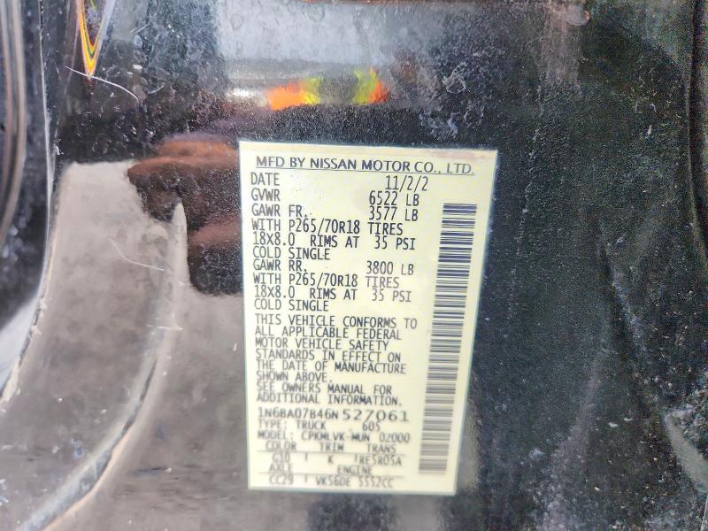 Продаж на аукціоні авто 2006 Nissan Titan, vin: 1N6BA07B46N527061, номер лоту: 55970056