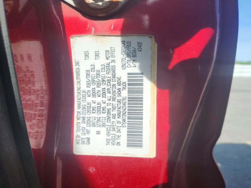 Продажа на аукционе авто 2004 Toyota Tacoma, vin: 5TEWN72N24Z346781, номер лота: 56351486