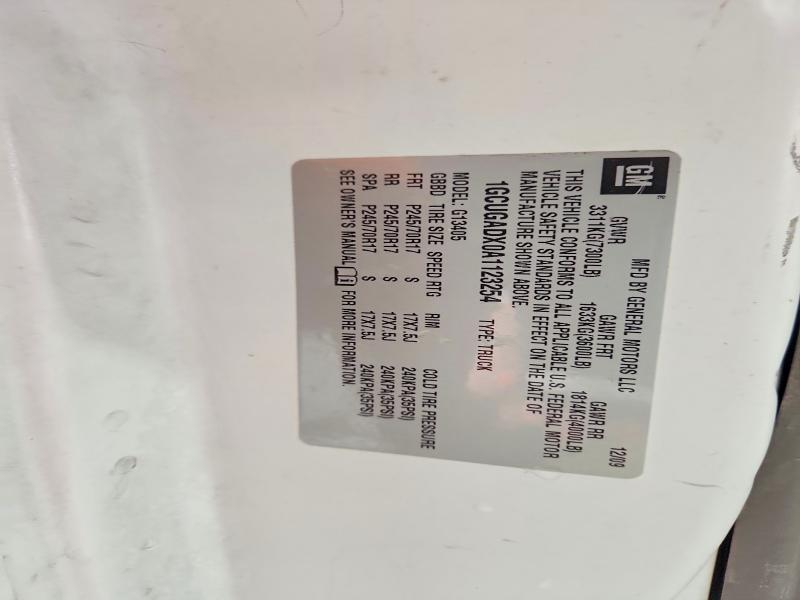 Aukcja sprzedaży 2010 Chevrolet Express G1500, vin: 1GCUGADX0A1123254, numer aukcji: 59004286