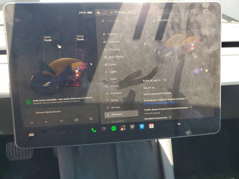 Продажа на аукционе авто 2023 Tesla Model 3, vin: 5YJ3E1EAXPF438638, номер лота: 55628206