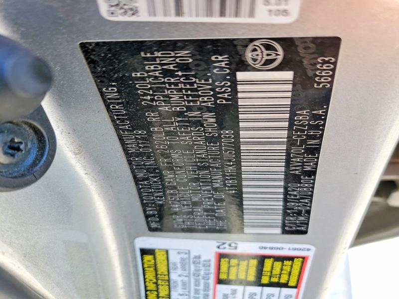 Продаж на аукціоні авто 2018 Toyota Camry, vin: 4T1B11HK4JU577038, номер лоту: 57635566