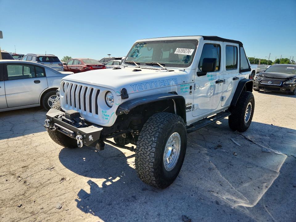 55399276 :رقم المزاد ، 1C4HJXDN2NW128078 vin ، 2022 Jeep Wrangler Unlimited مزاد بيع
