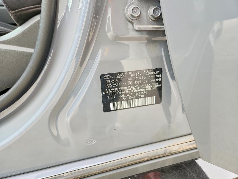 2025 Hyundai Sonata მანქანა იყიდება აუქციონზე, vin: KMHL64JA1SA447584, აუქციონის ნომერი: 56054786