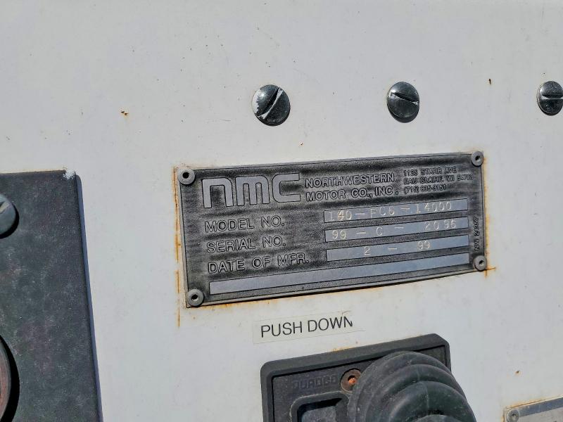 56289296 :رقم المزاد ، 99C2096 vin ، 1999 Northstar Industrial Equipment مزاد بيع